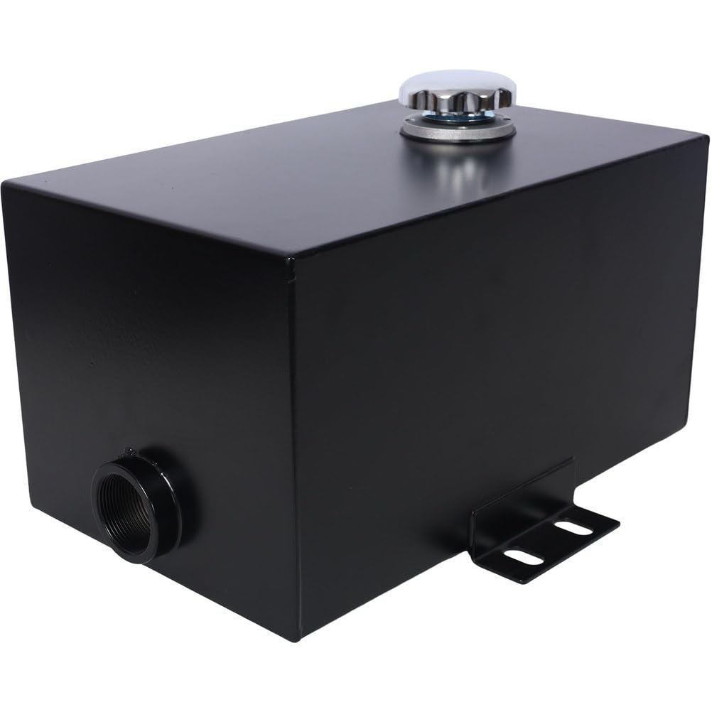 5-Gallon Hydraulic Reservoir Tank, 14-Gauge Steel, Black Powder-Coated X55325