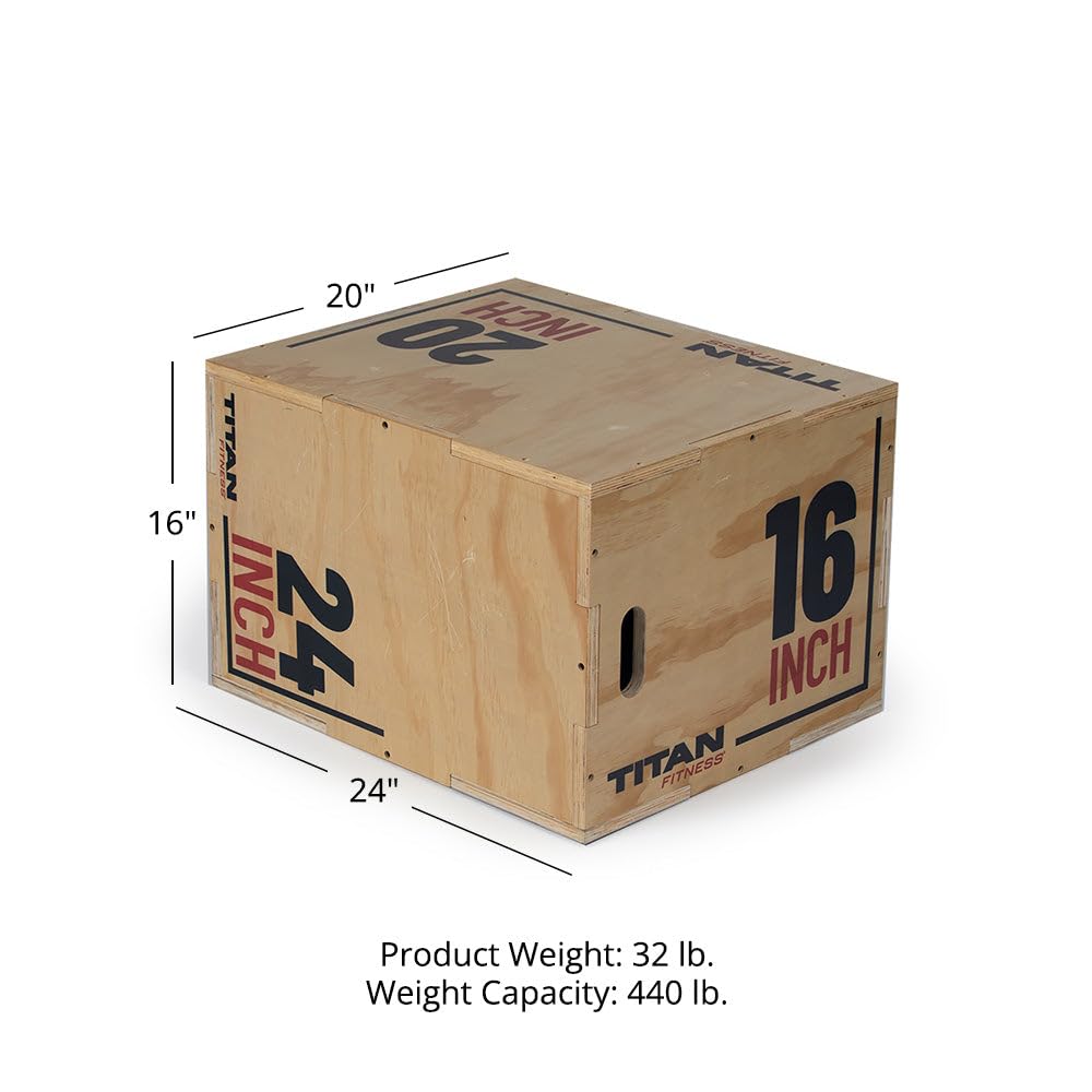 3-in-1 Wood Plyo Jump Box O169