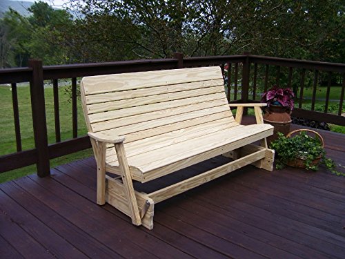 5' Pine Patio Glider Bench O867756