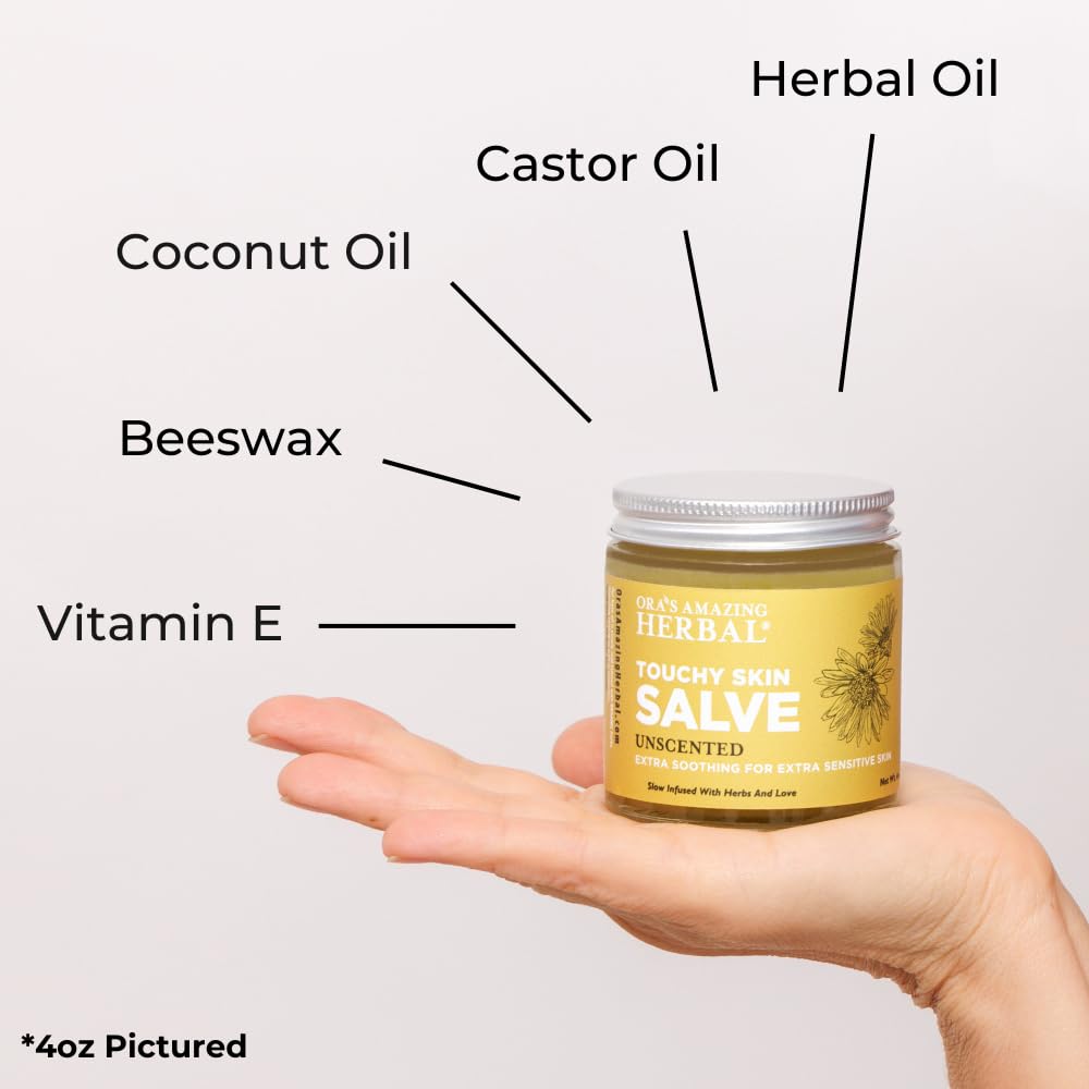 Natural Moisturizing Unscented Calendula Skin Salve, 1 oz 2 Pack G2648