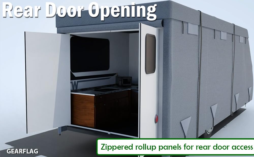 23'-26' Water-Resistant Heavy Duty RV Cover J273