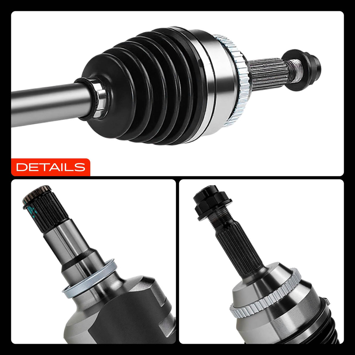 Set of 2 Front CV Axle Shaft Assembly U291