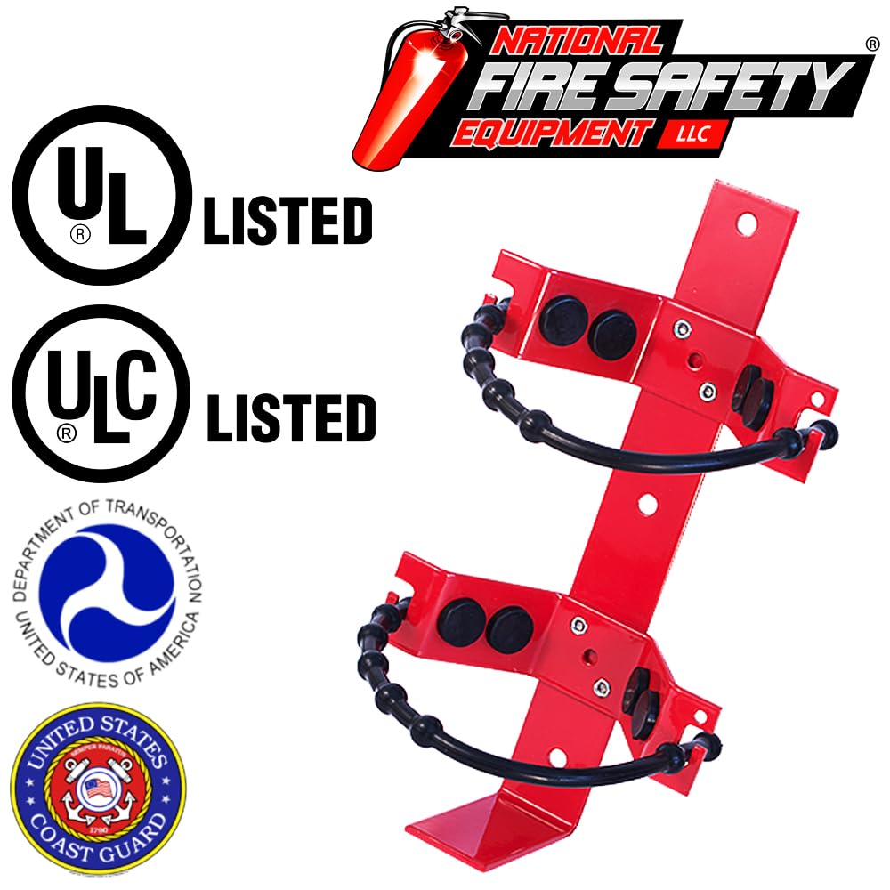 2.5Lb to 5Lb Auto Fire Extinguisher Vehicle Mount with Straps N91715
