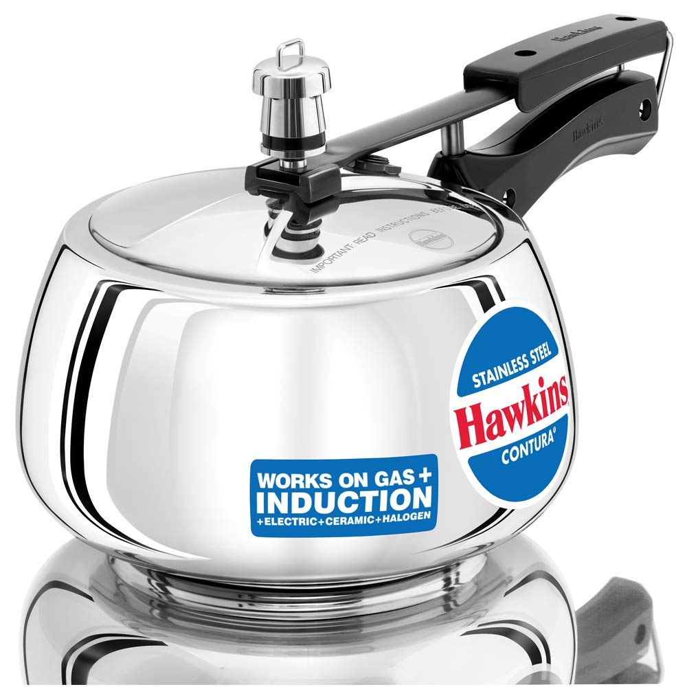 Stainless Steel Pressure Cooker, 3 Liter W361