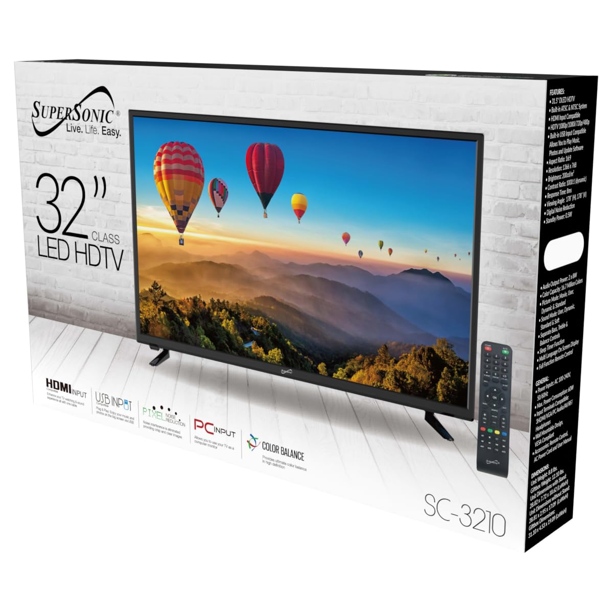 31.5-Inch 1080p DLED HDTV with HDMI P182158