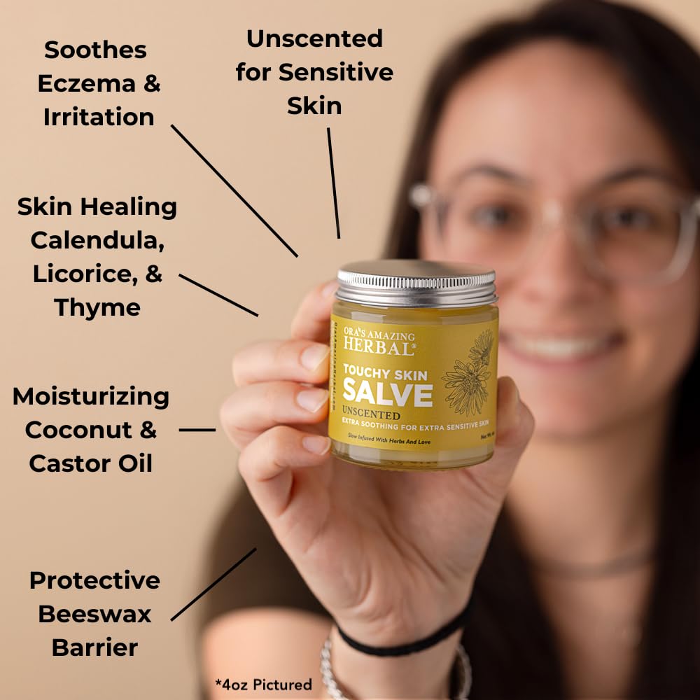 Natural Moisturizing Unscented Calendula Skin Salve, 1 oz 2 Pack G2648