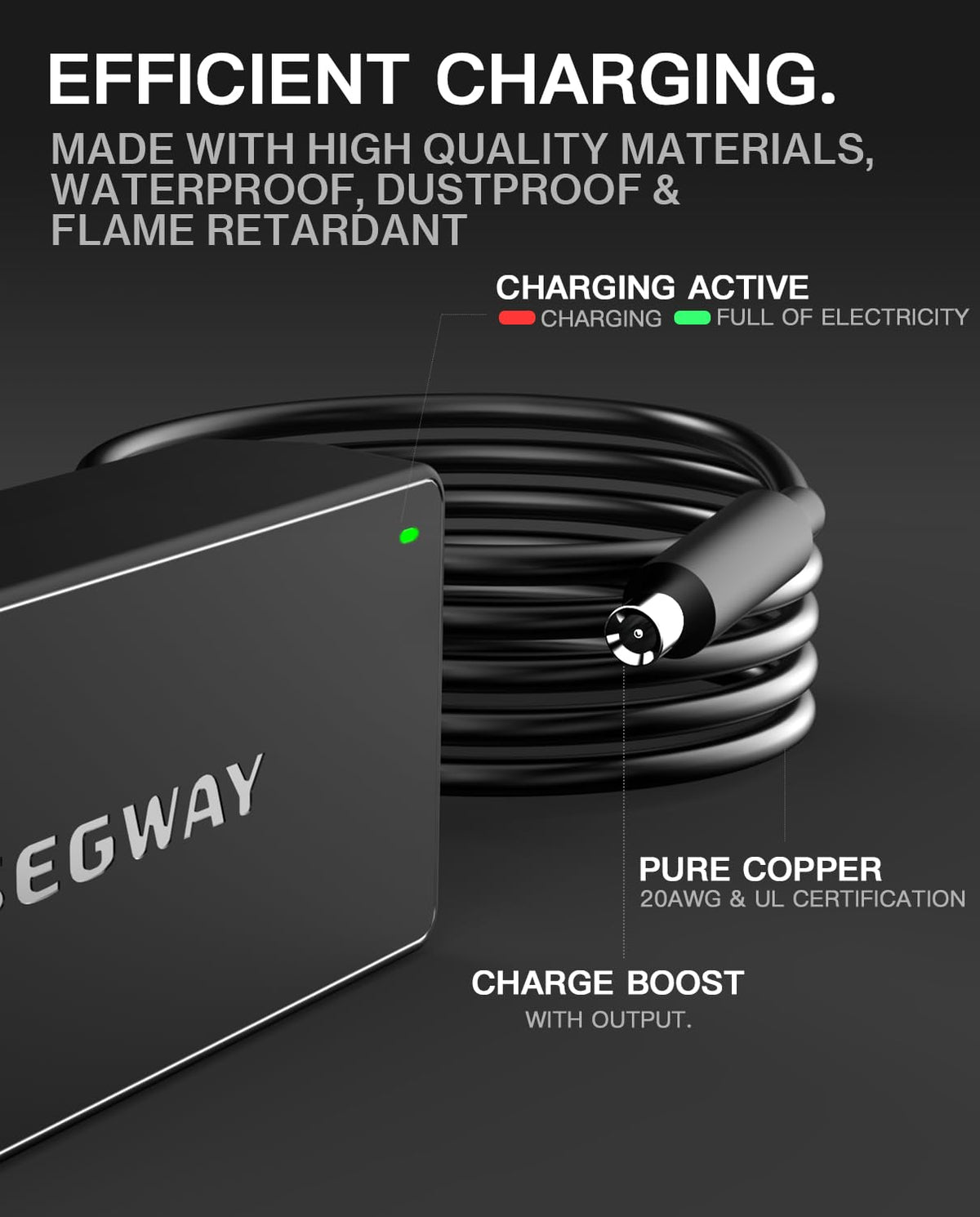 42V 1.7A AC Adapter Power Supply Cord D385