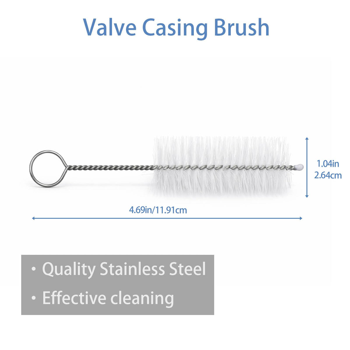 Trumpet Cleaning Kit with Valve Oil, Slide Grease, Brushes & Cloth S60384