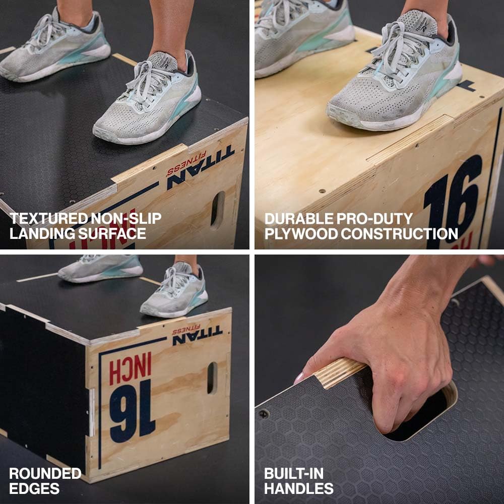 3-in-1 Wood Plyo Jump Box O169