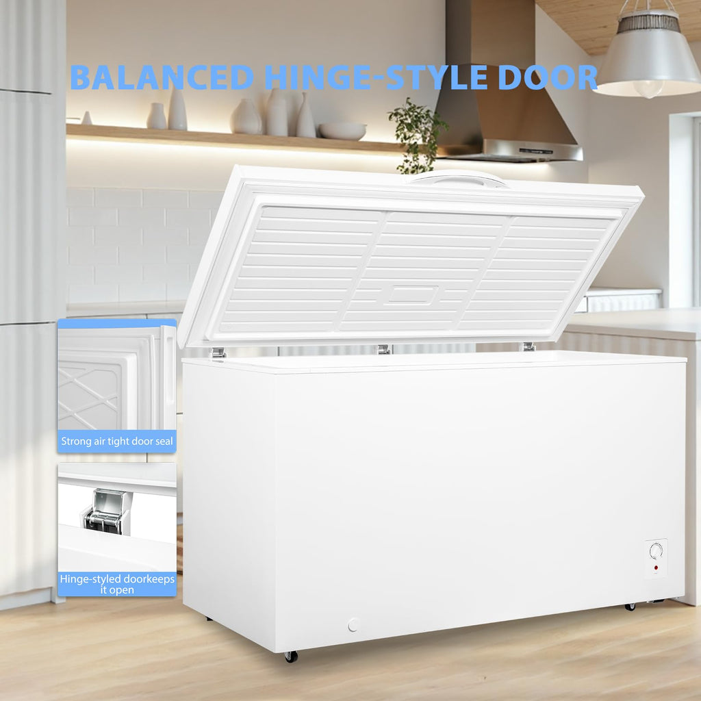 20 Cu Ft White Chest Freezer with Removable Basket P91301