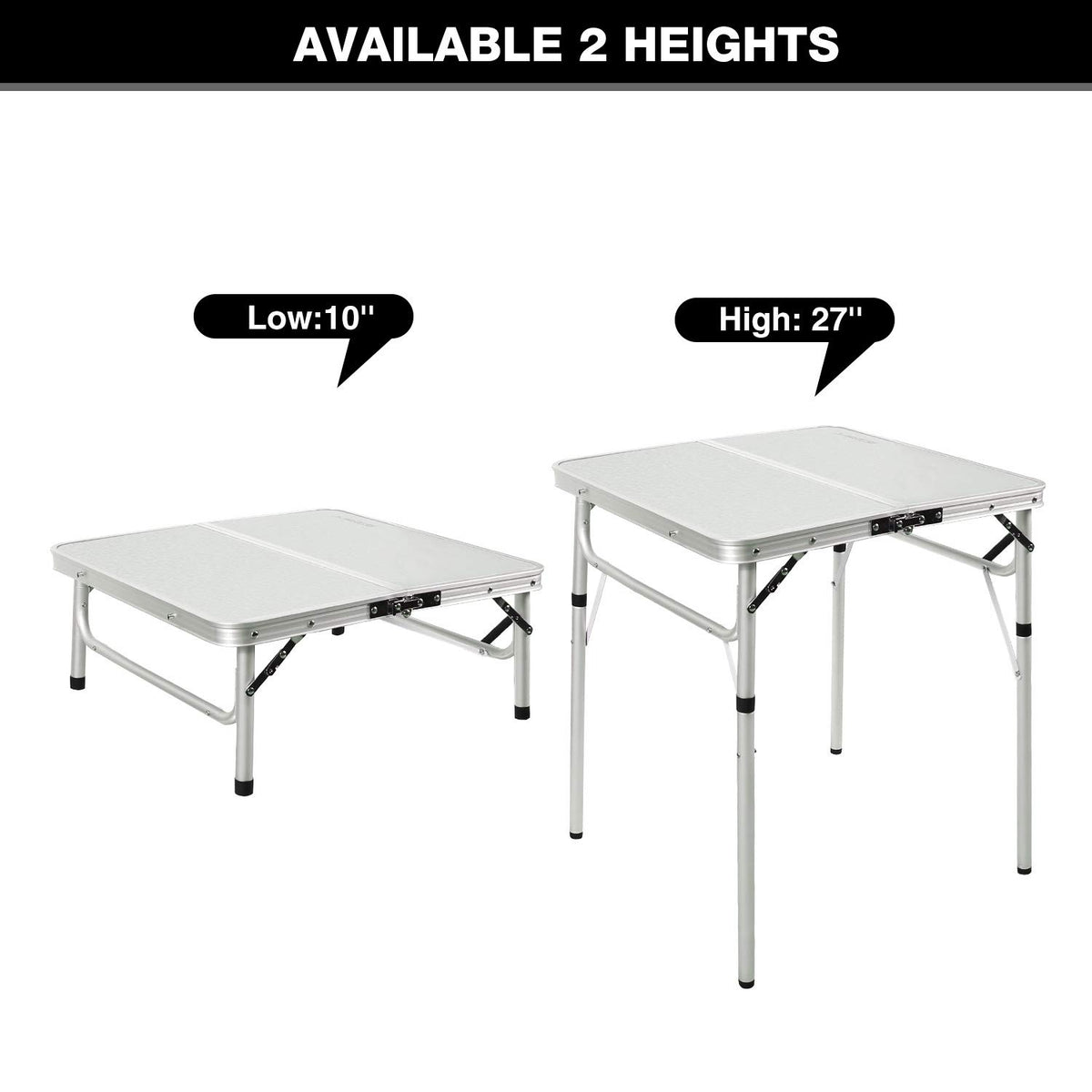 Small Square Folding Aluminum Camping Table G426506