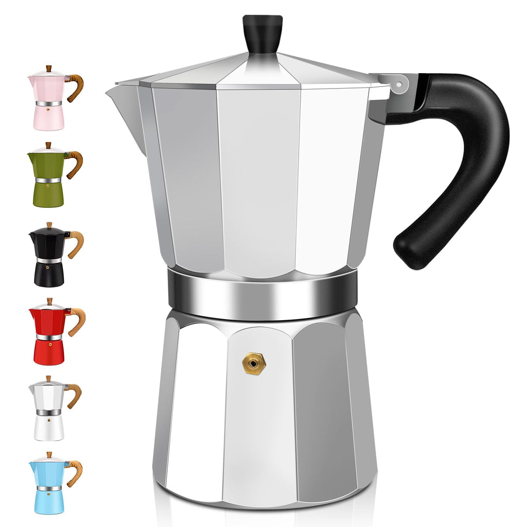 1-2 Cup Aluminum Stovetop Moka Pot Espresso Maker O837