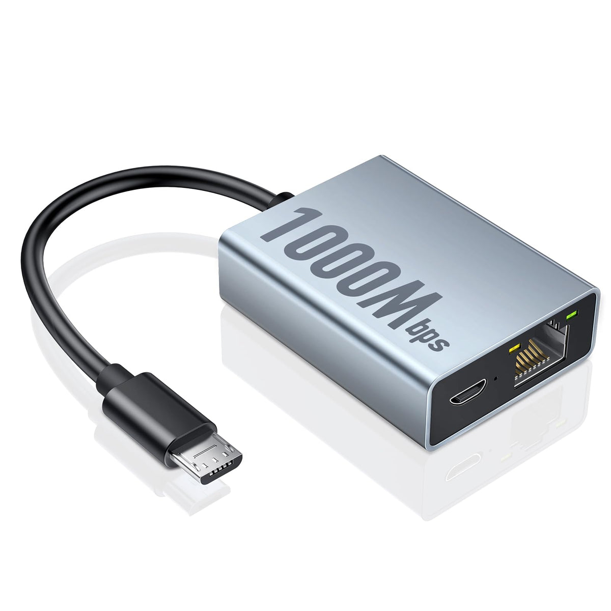 1000 Mbps Micro USB to RJ45 Ethernet Adapter M207