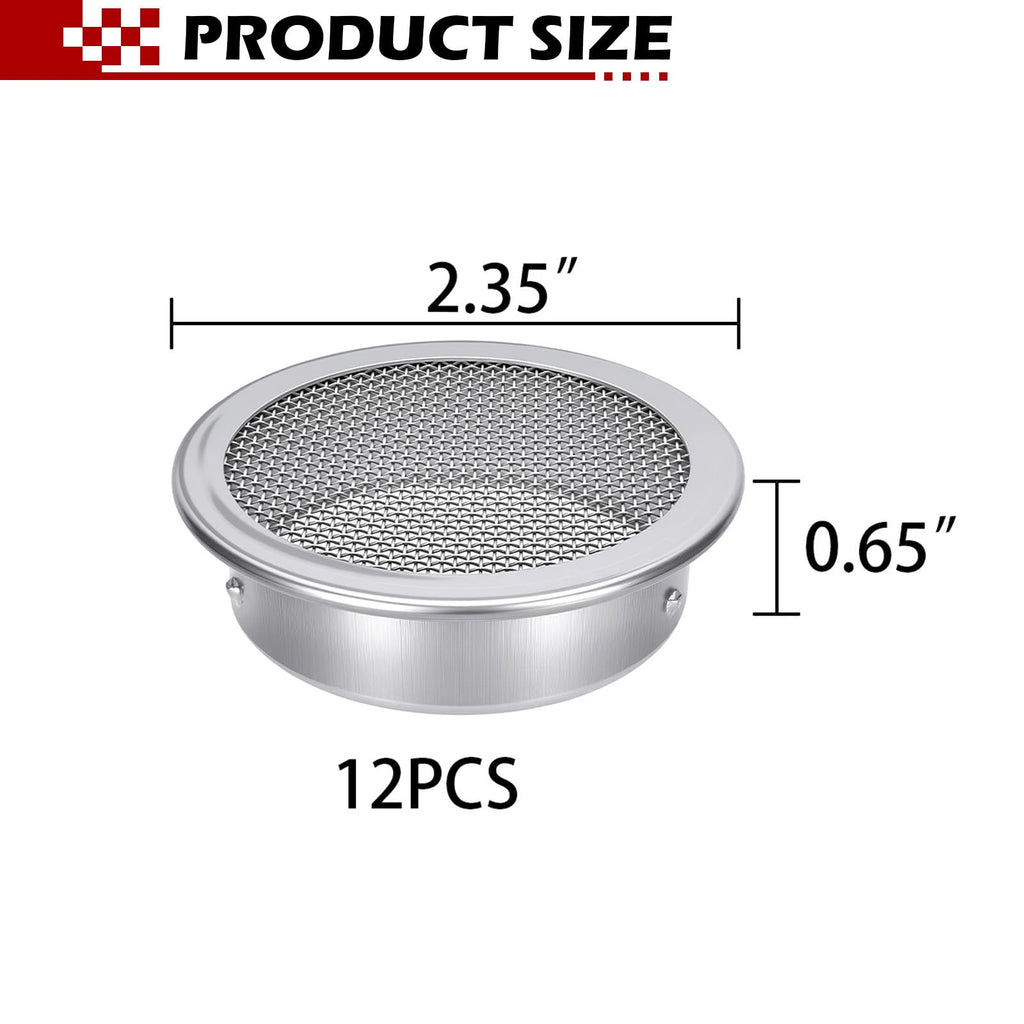 2-Inch Round Open Screen Vent 12 Pack M851724