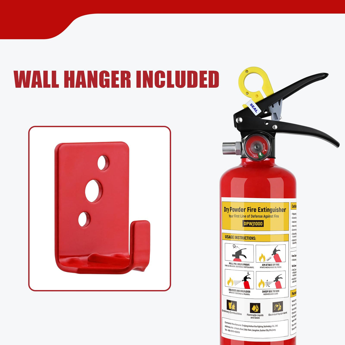 2.5 lb ABC Dry Chemical Fire Extinguishers B182514