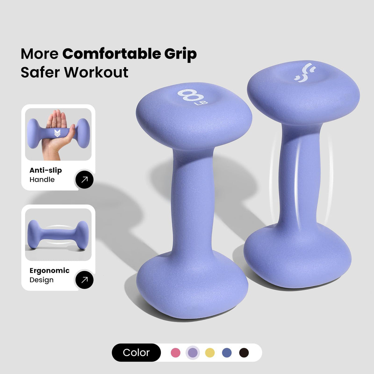 Neoprene Dumbbells Set of 2 V312052