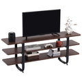 Walnut 3-Tier TV Stand Z16240