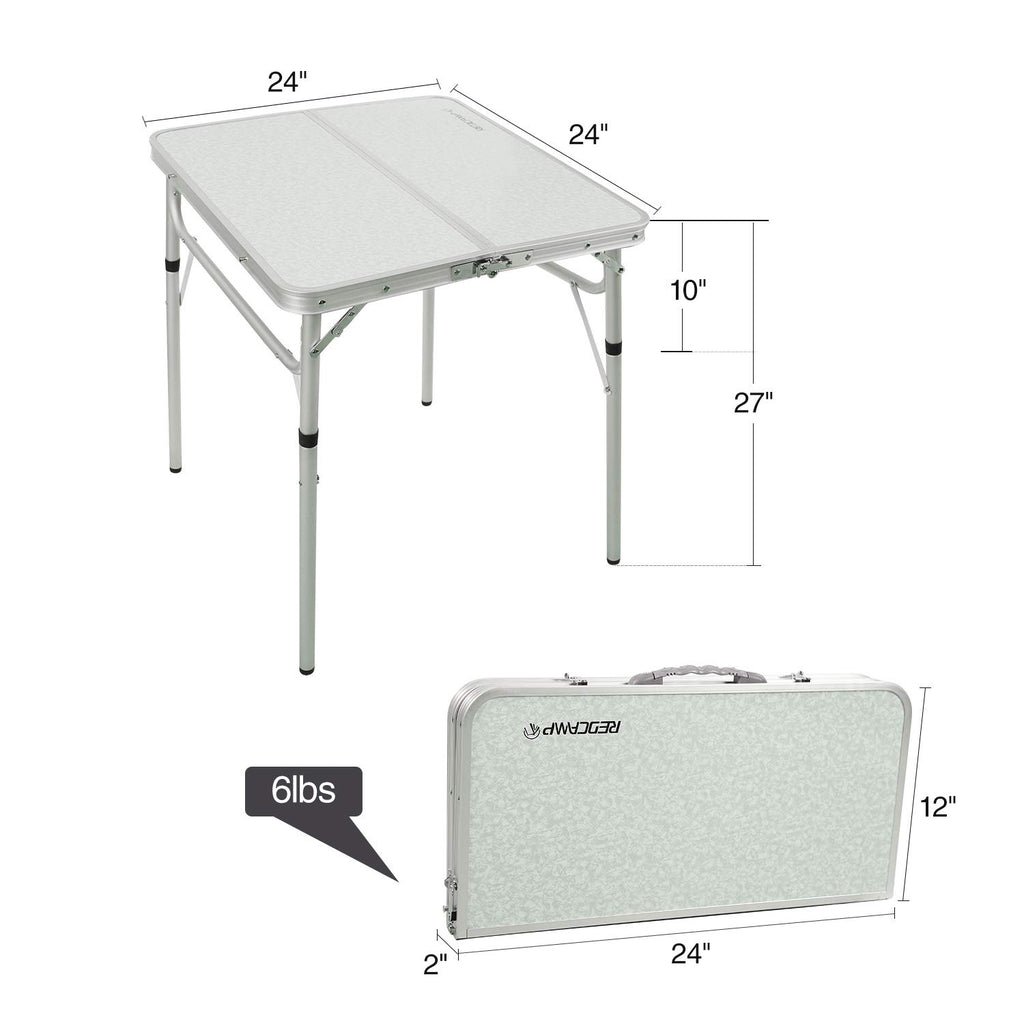 Small Square Folding Aluminum Camping Table G426506