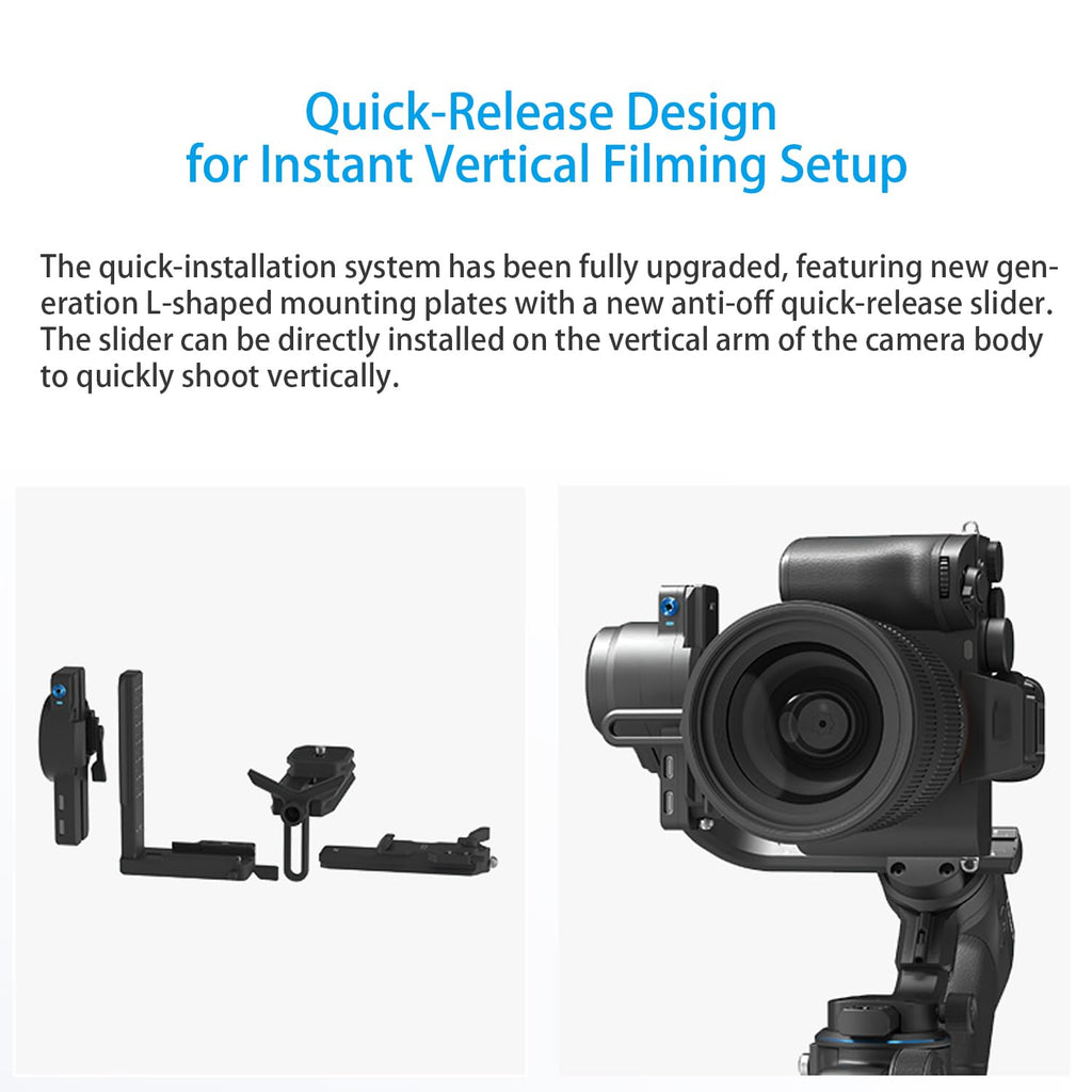 3-Axis Camera Gimbal Stabilizer with Touch Screen E177