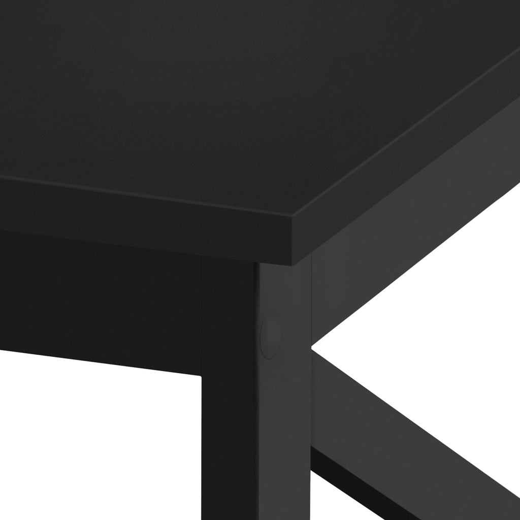 Black Coffee Table with Storage Shelf O33397