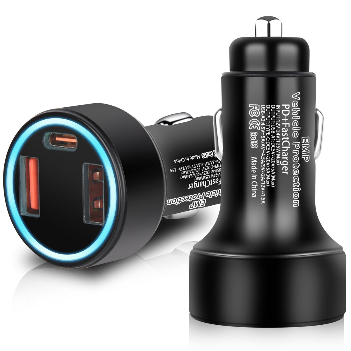 Vehicle Protection with USB Sockets for 12-Volt DC Q4540