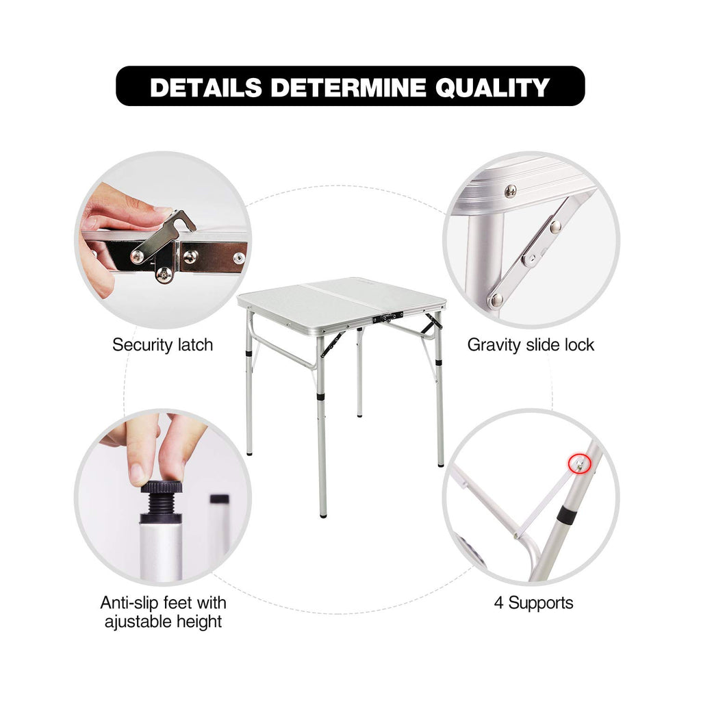 Small Square Folding Aluminum Camping Table G426506