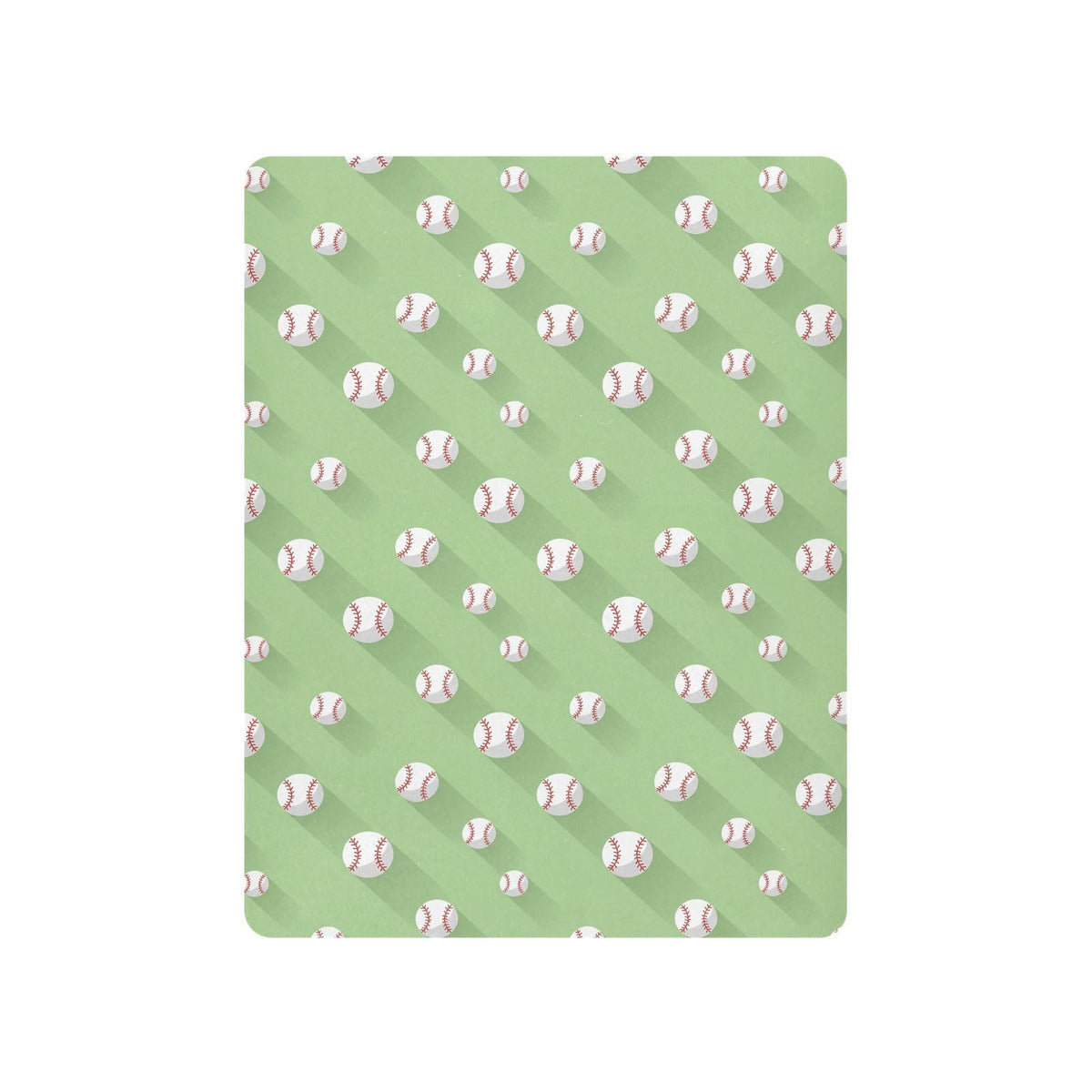 Baseball 3D Print Crib Sheet 52" x 28" S322