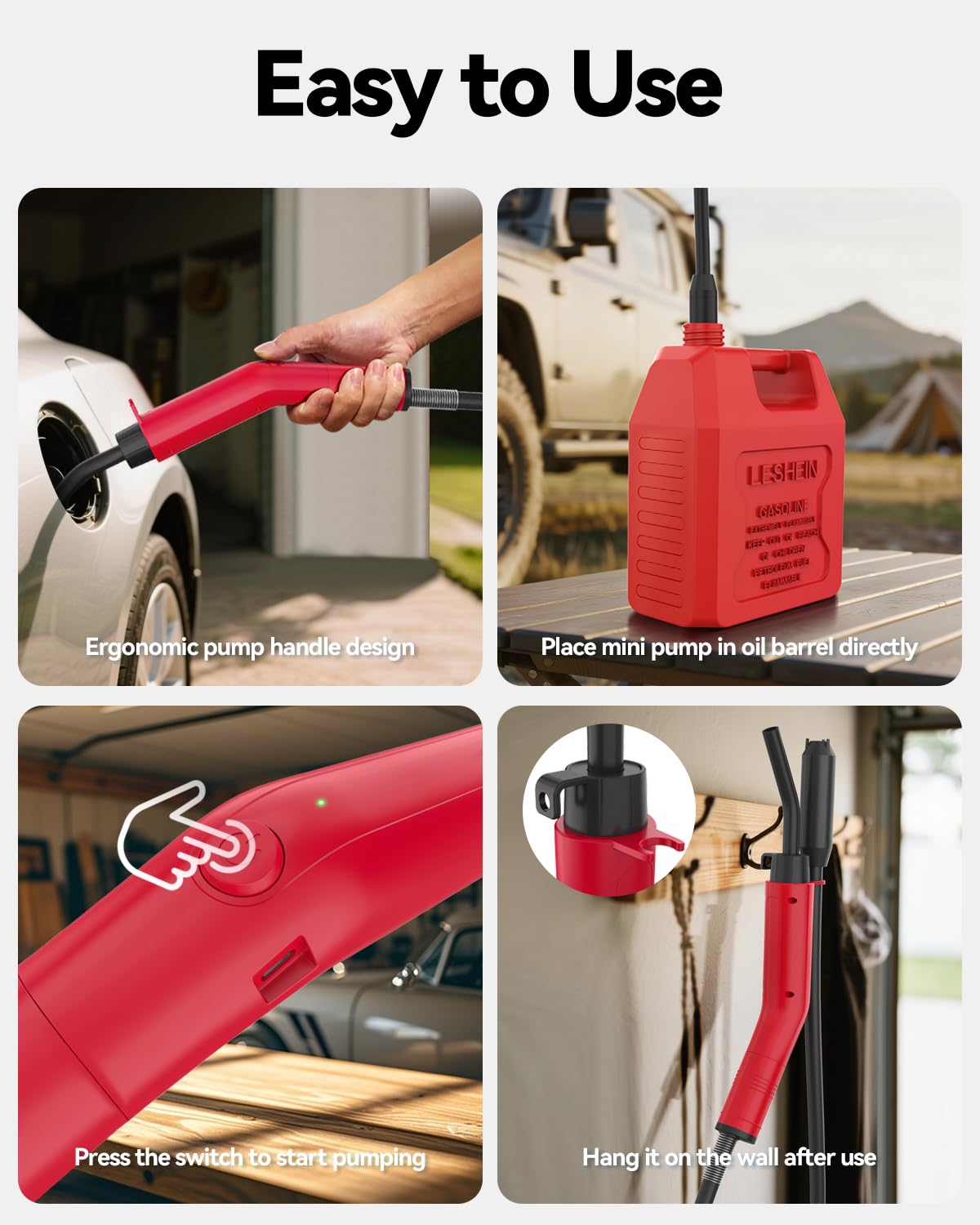 3GPM USB Rechargeable Electric Siphon Pump N2721