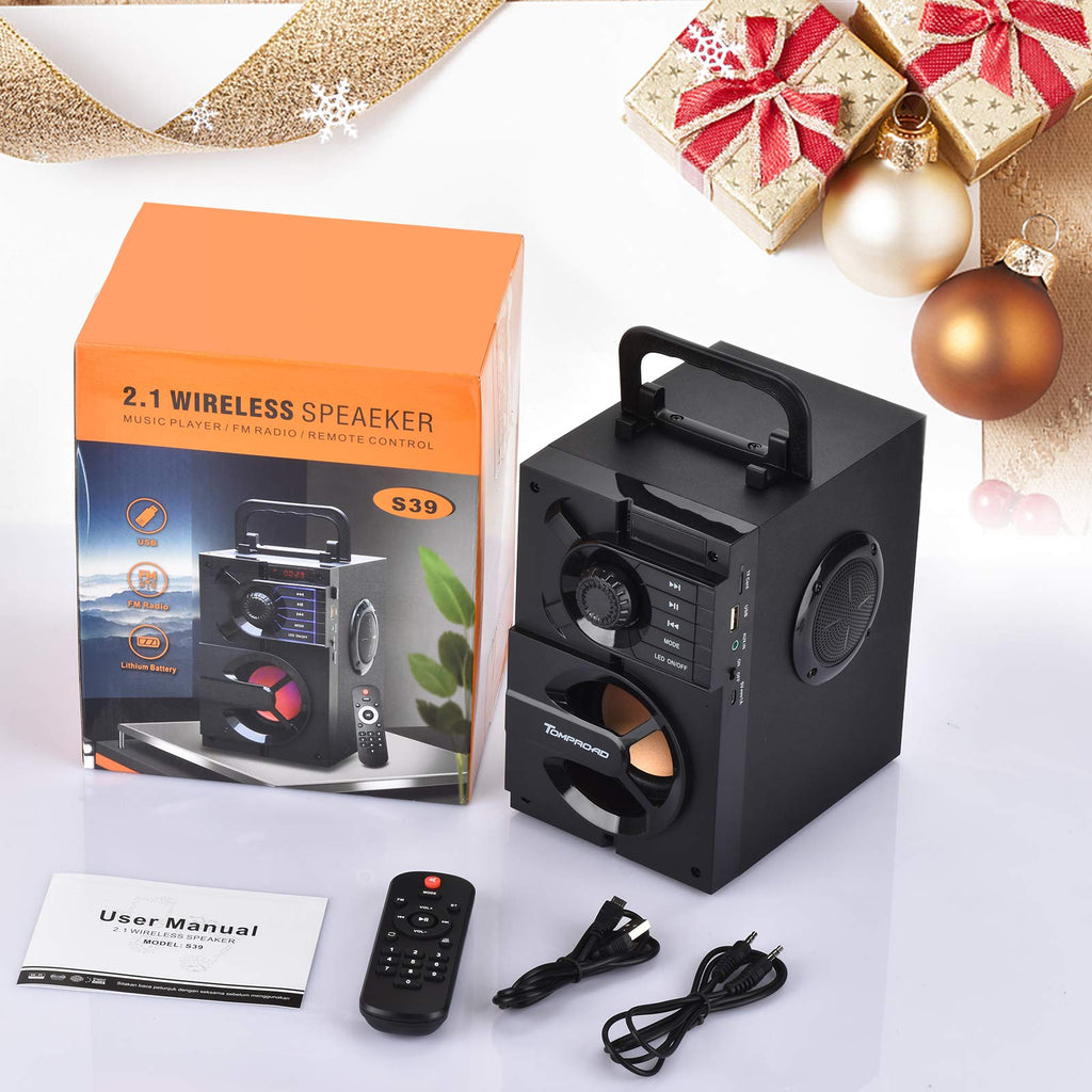Portable Bluetooth Speaker with Subwoofer K899