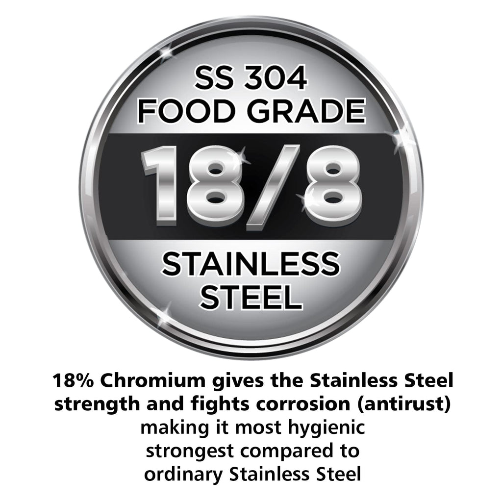 Stainless Steel Pressure Cooker, 3 Liter W361