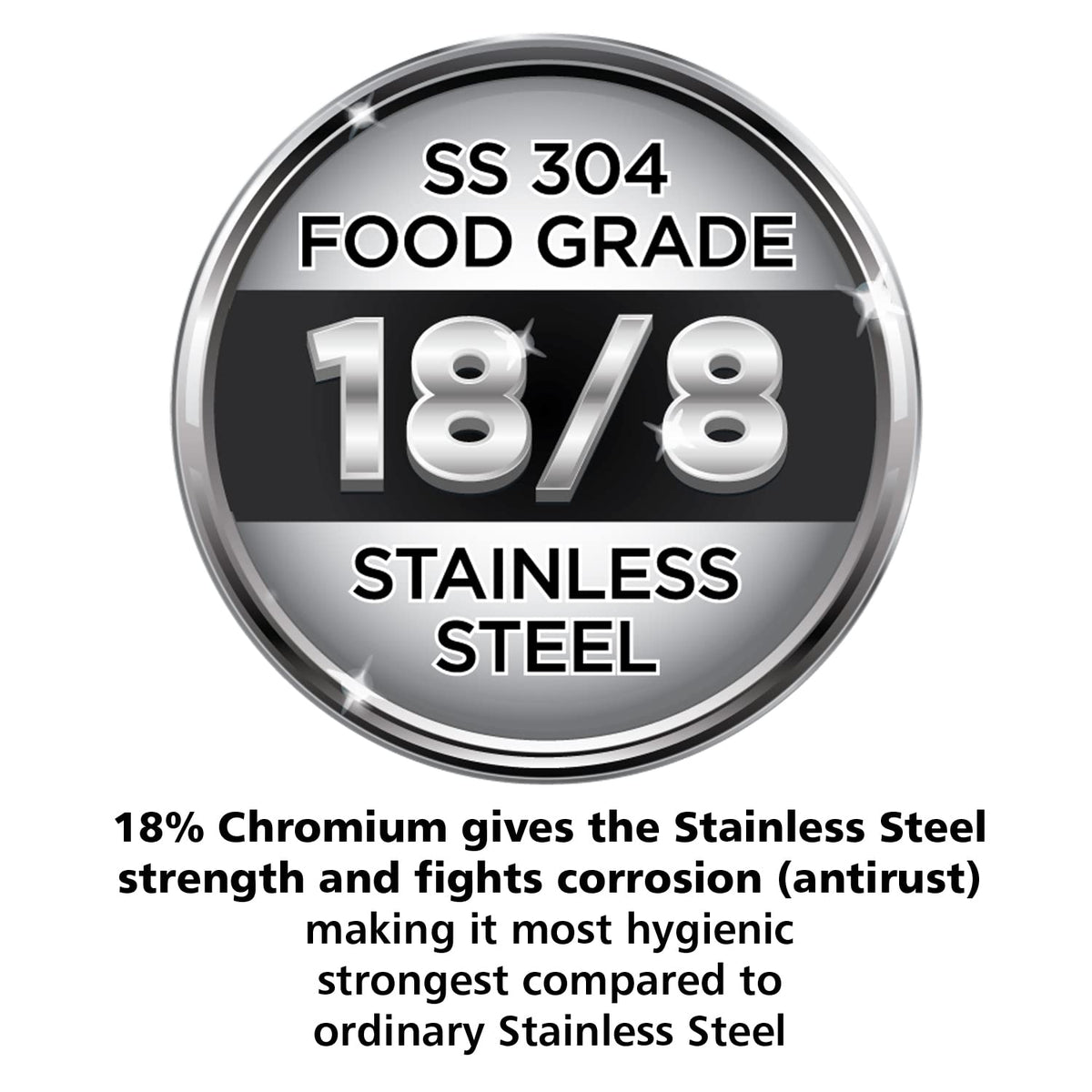 Stainless Steel Pressure Cooker, 3 Liter W361