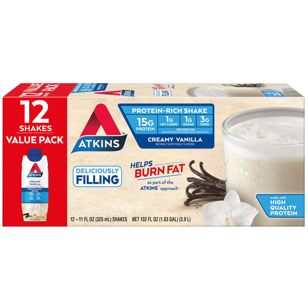 Milk Chocolate Vanilla Protein Shake, 15g Protein, 2g Net Carb V8700