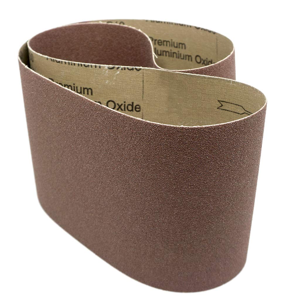 6” x 48” Aluminum Oxide Sanding Belts 120 Grit 2 Pack S90430