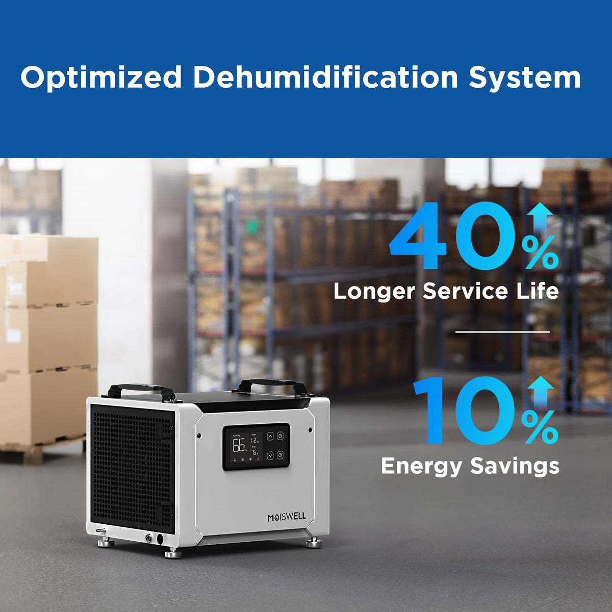 70 Pints Commercial Dehumidifier with Pump T4619