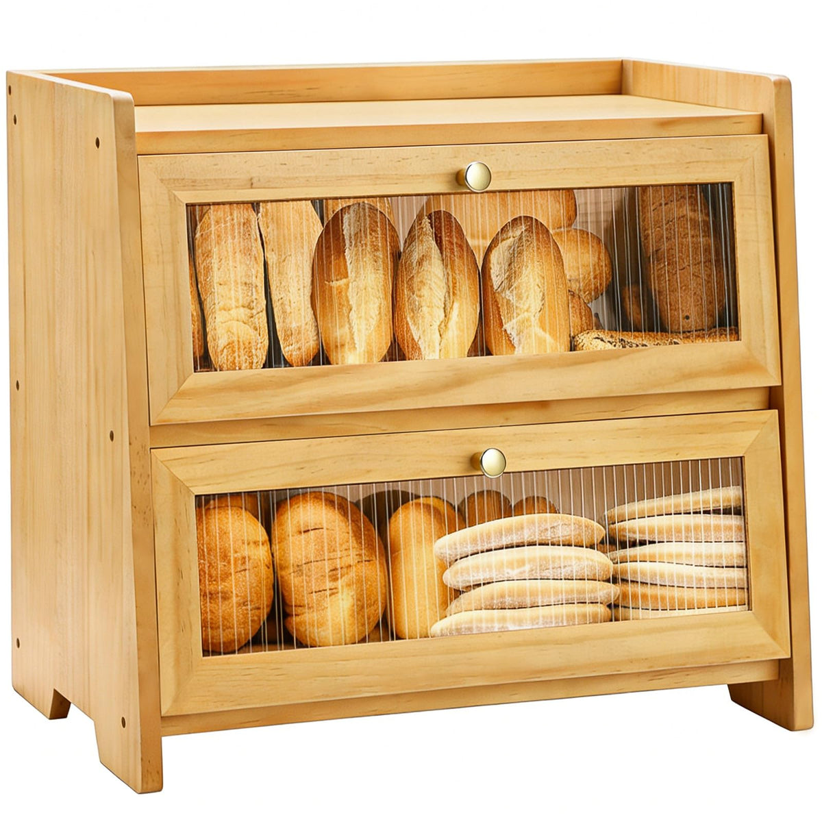 Wooden Bread Box H4450
