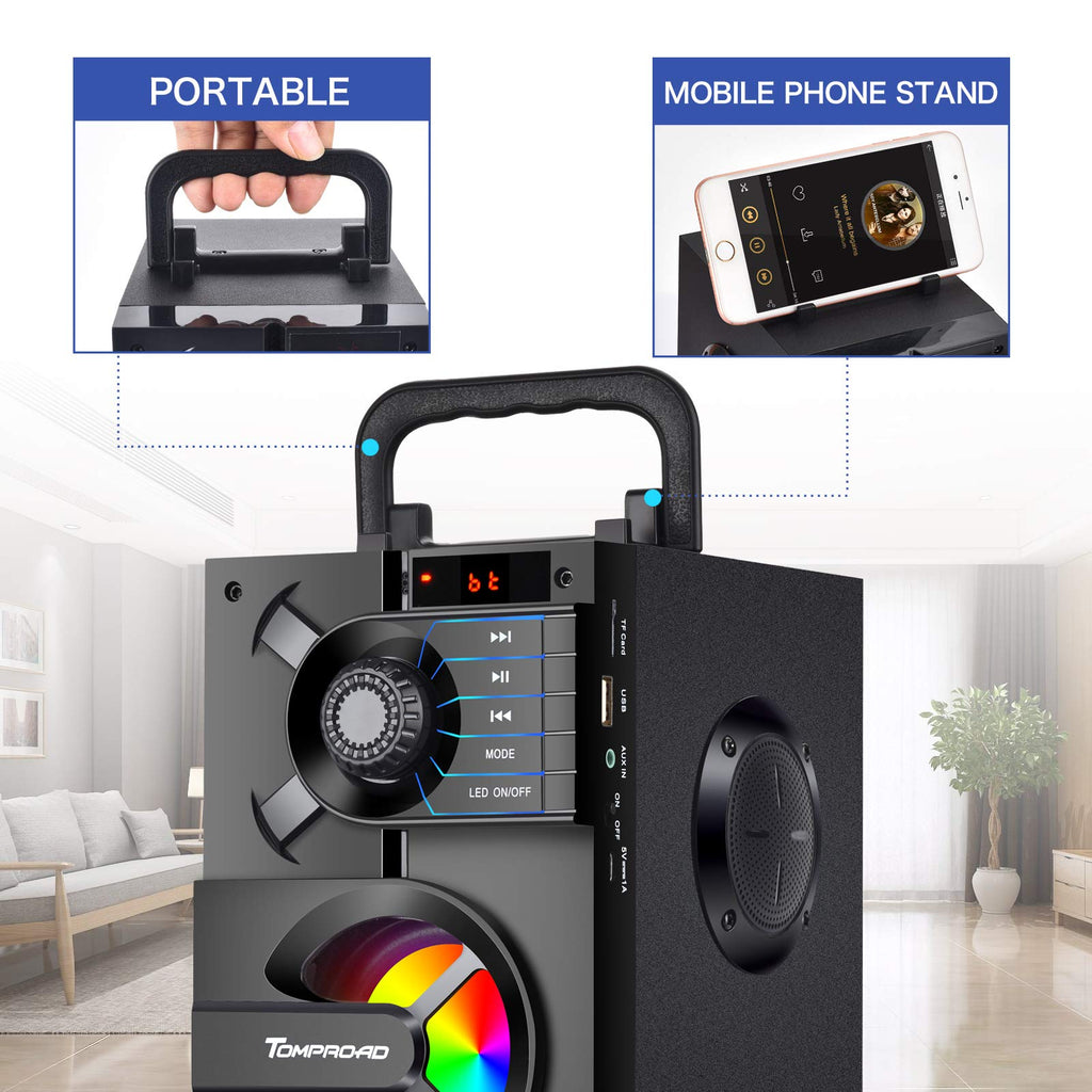 Portable Bluetooth Speaker with Subwoofer K899