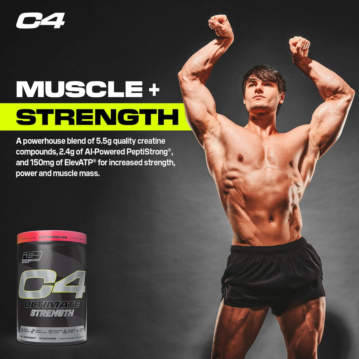 Watermelon Pre Workout Powder 20 Servings R44880