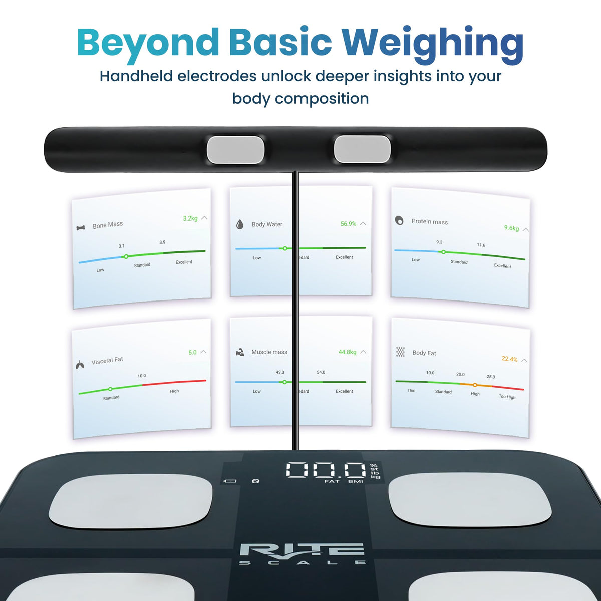 8-Electrode Digital Body Weight Scale with Bluetooth C5866