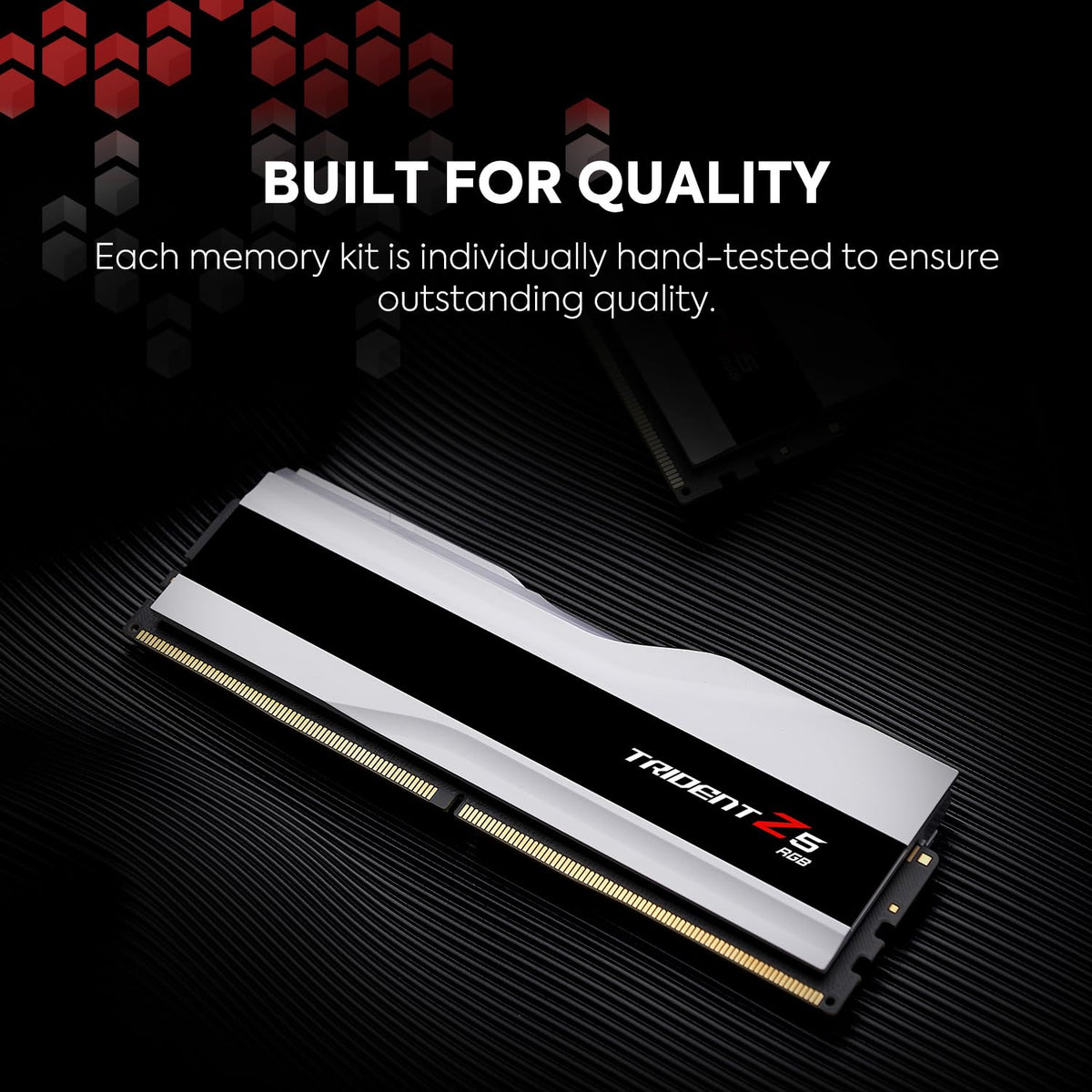 DDR5 RAM 64GB (2x32GB) 6400MT/s CL32 Matte White Desktop Memory S98651