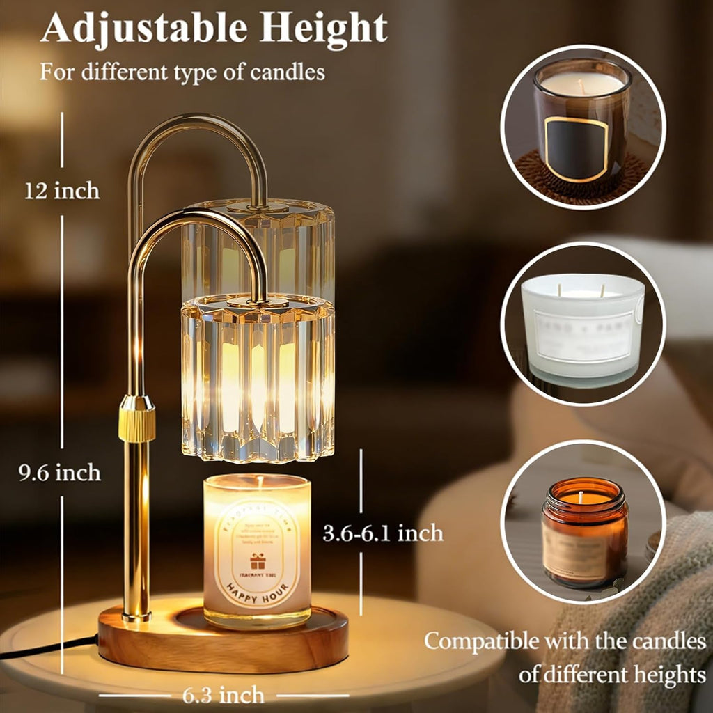 Candle Warmer Lamp with Timer and Dimmer Z5526