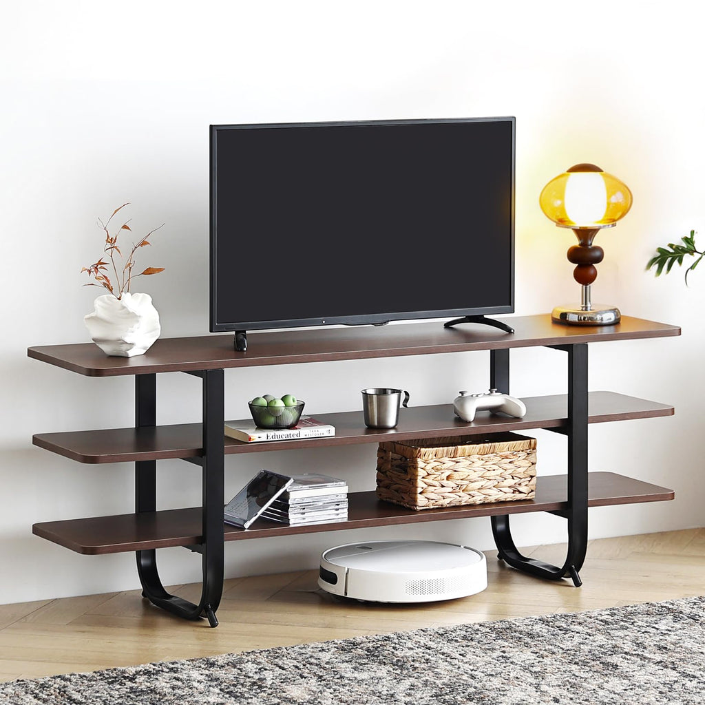 Walnut 3-Tier TV Stand Z16240