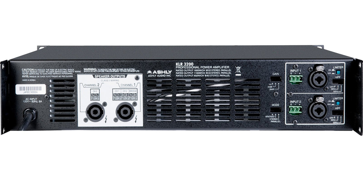 1600W 2-Channel Power Amplifier N3453
