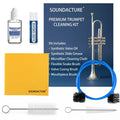 Trumpet Cleaning Kit with Valve Oil, Slide Grease, Brushes & Cloth S60384