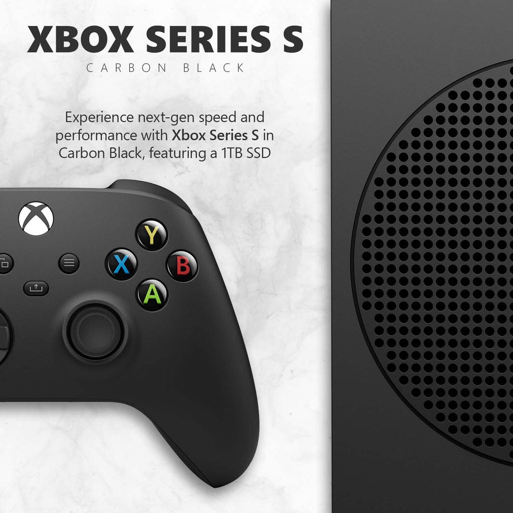 Xbox Series S 1TB SSD Console Carbon Black Wireless Controller U8999