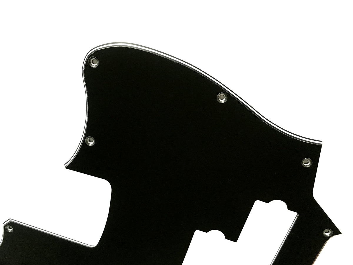 3 Ply Black Guitar Pickguard Y1028
