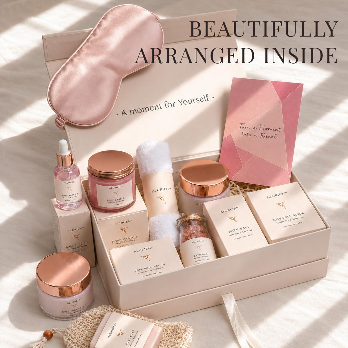 Rose 11-Piece Bath & Body Gift Set O9864