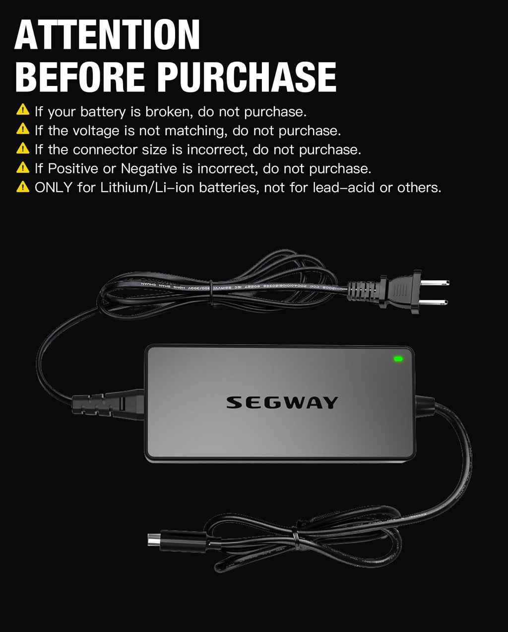 42V 1.7A AC Adapter Power Supply Cord D385