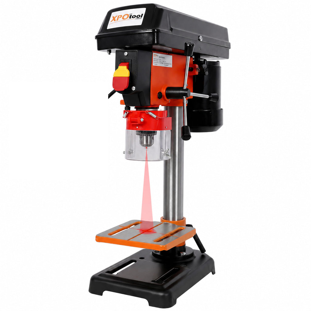 8" Benchtop Drill Press with Laser Guide, 5 Speeds Q2969