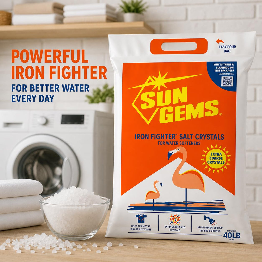 Water Softener Salt Crystals 40 lb 2 Pack T228756