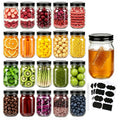 20 Pack Glass Jars With Lids 12 oz R168724